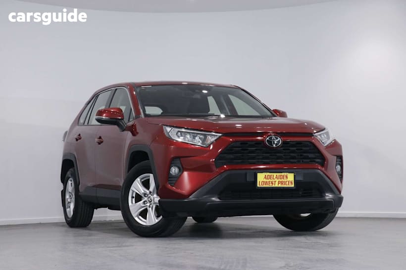 Red 2020 Toyota RAV4 SUV GX F