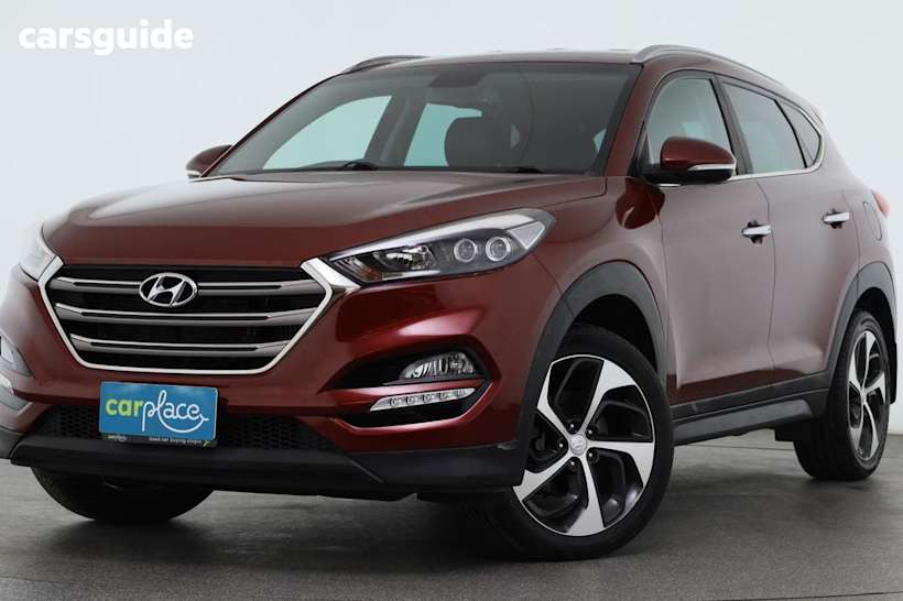 Red 2017 Hyundai Tucson Wagon Elite (Awd)