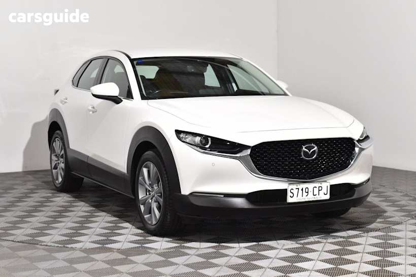 White 2022 Mazda CX-30 SUV G20 TOURING F