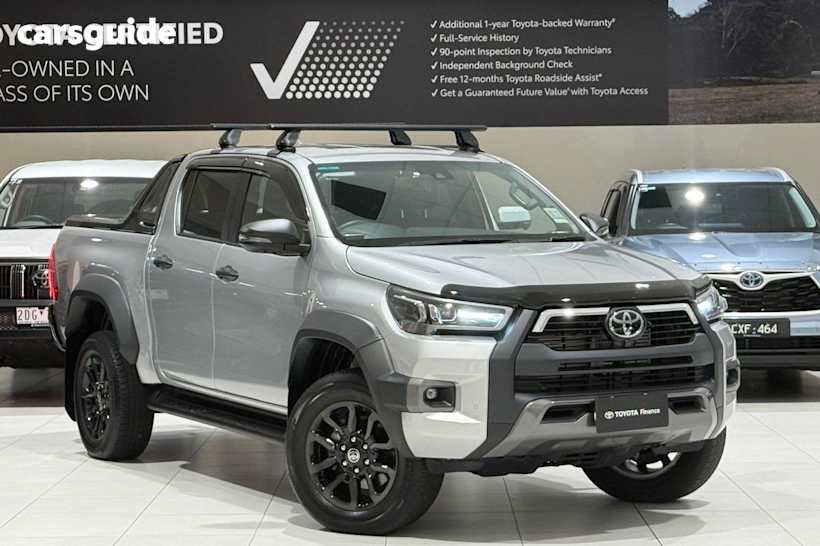 Silver 2024 Toyota Hilux Ute Tray ROGUE 48V 4X4