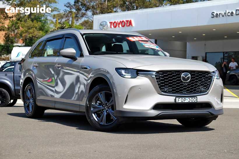 Beige 2025 Mazda CX-80 SUV D50E TOURING 4X4
