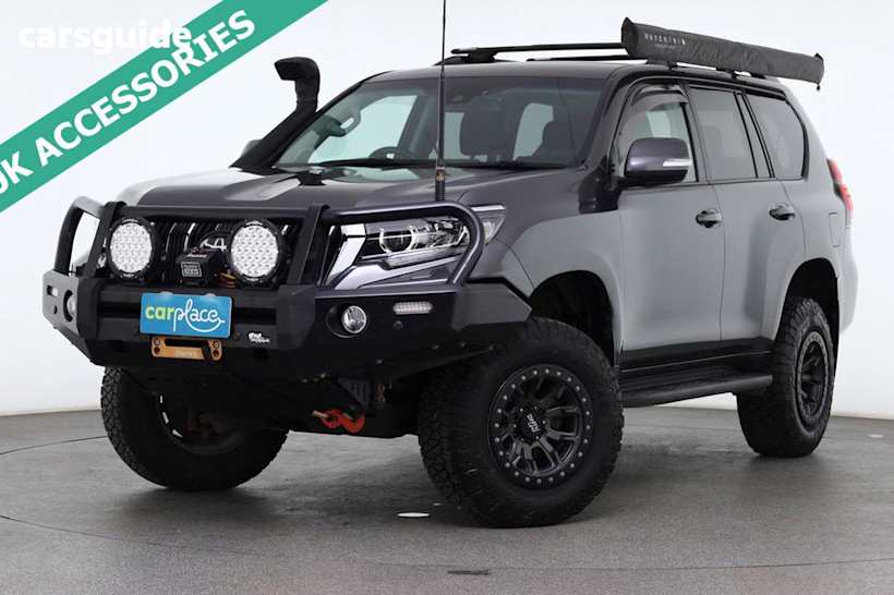 Grey 2021 Toyota Landcruiser Prado Wagon Gxl Flat Tailgate