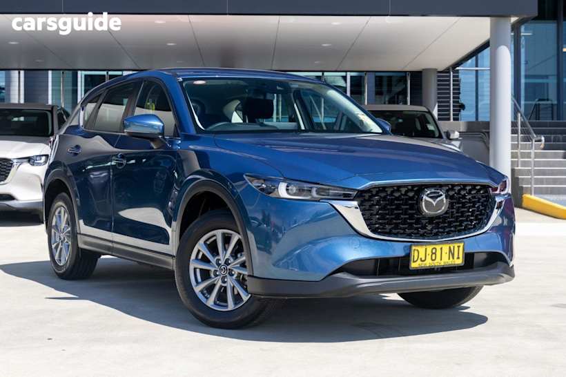 Blue 2023 Mazda CX-5 SUV G25 MAXX SPORT F
