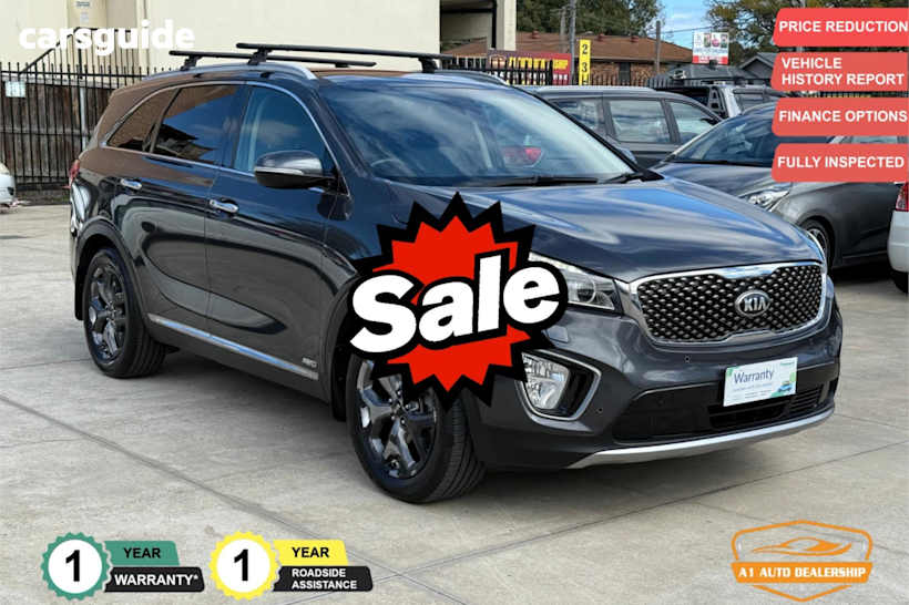 Grey 2016 Kia Sorento Wagon Platinum (4X4)