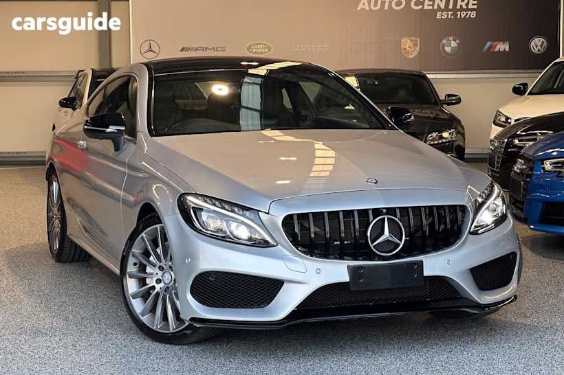 Silver 2016 Mercedes-Benz C-CLASS Coupe C200 R