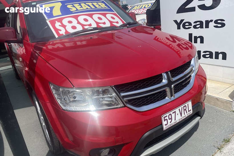 Red 2015 Dodge Journey SUV R/T F