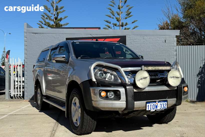 Silver 2013 Isuzu D-MAX Crew Cab Utility Ls-U Hi-Ride (4X4)