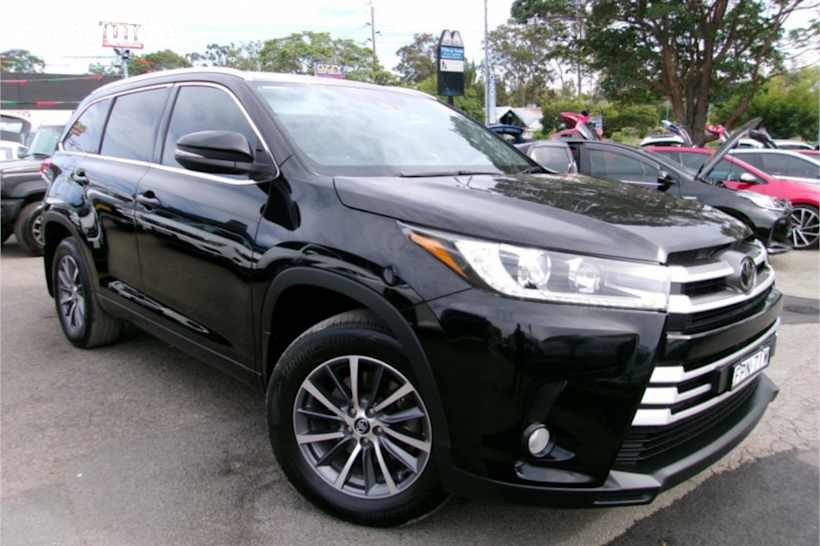 Black 2019 Toyota Kluger Wagon Gxl (4X4)