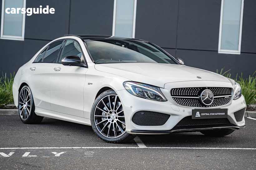White 2017 Mercedes-Benz C43 Sedan