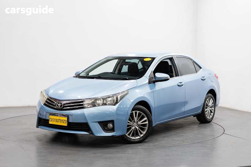 Blue 2014 Toyota Corolla Sedan Sx