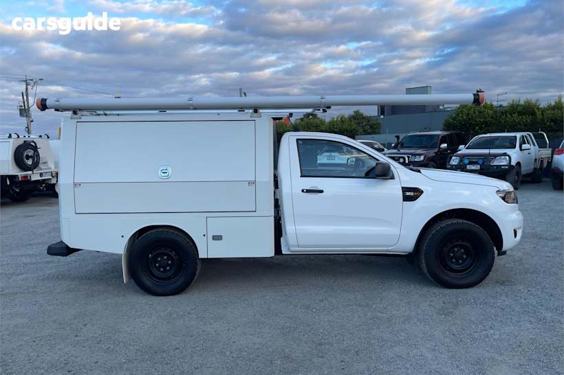 White 2021 Ford Ranger Ute Tray XL 4X4