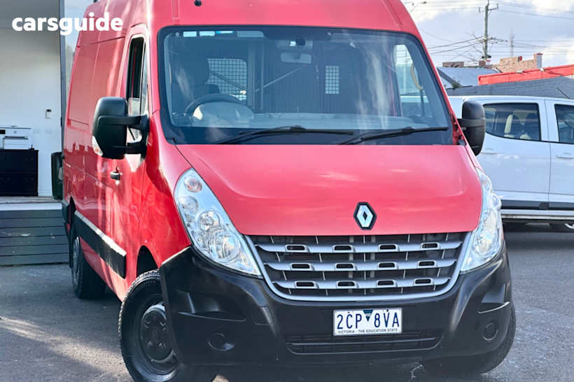 Red 2014 Renault Master Commercial