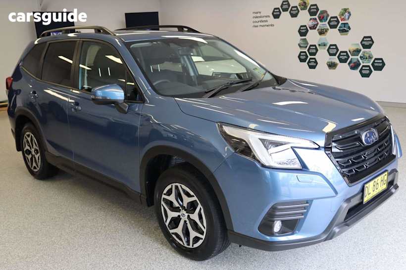 Blue 2024 Subaru Forester SUV 2.5I 4WD