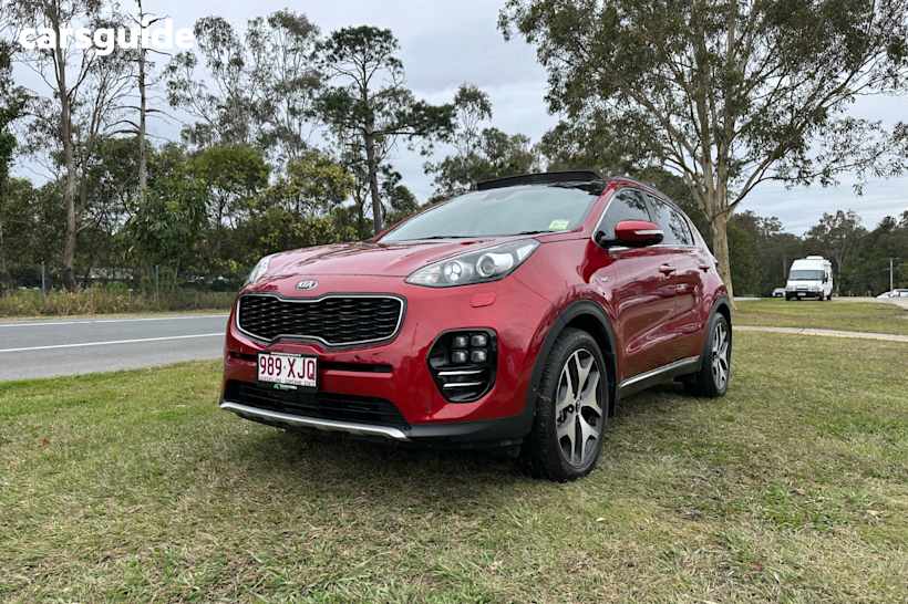 Red 2017 Kia Sportage Wagon Gt-Line (Awd)