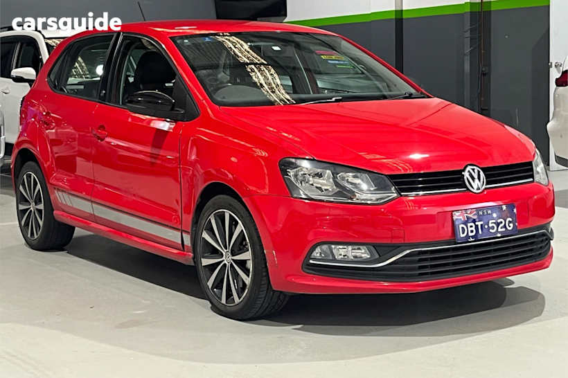 Red 2016 Volkswagen Polo Hatch 81TSI BEATS F