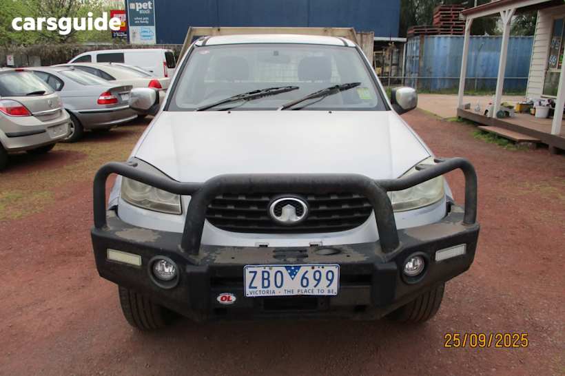 Grey 2012 Great Wall V200 Cab Chassis (4X4)