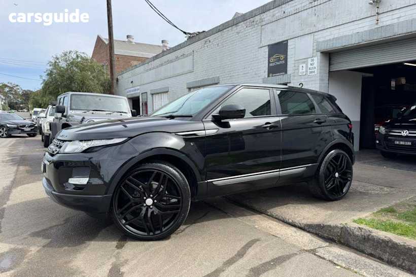 Black 2015 Land Rover Range Rover Evoque Wagon Td4 Pure