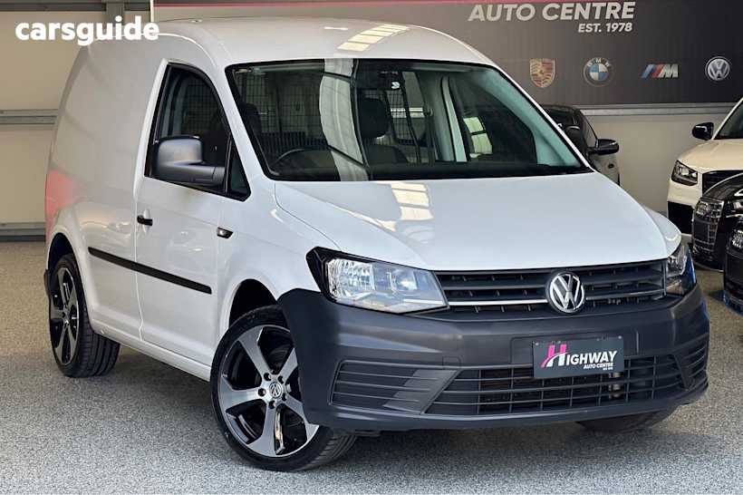 White 2016 Volkswagen Caddy Commercial TSI160 RUNNER F