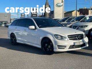 White 2013 Mercedes-Benz C-CLASS SUV C250 AVANTGARDE R