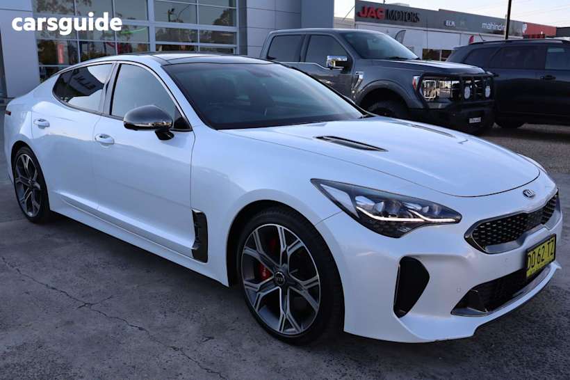 White 2019 Kia Stinger Sedan GT R