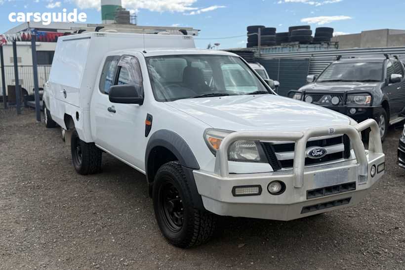 White 2010 Ford Ranger Super Cab Chassis Xl (4X2)