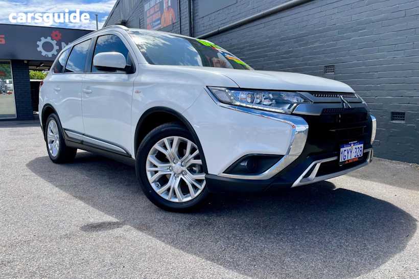 White 2019 Mitsubishi Outlander Wagon Es Adas 5 Seat (2Wd)