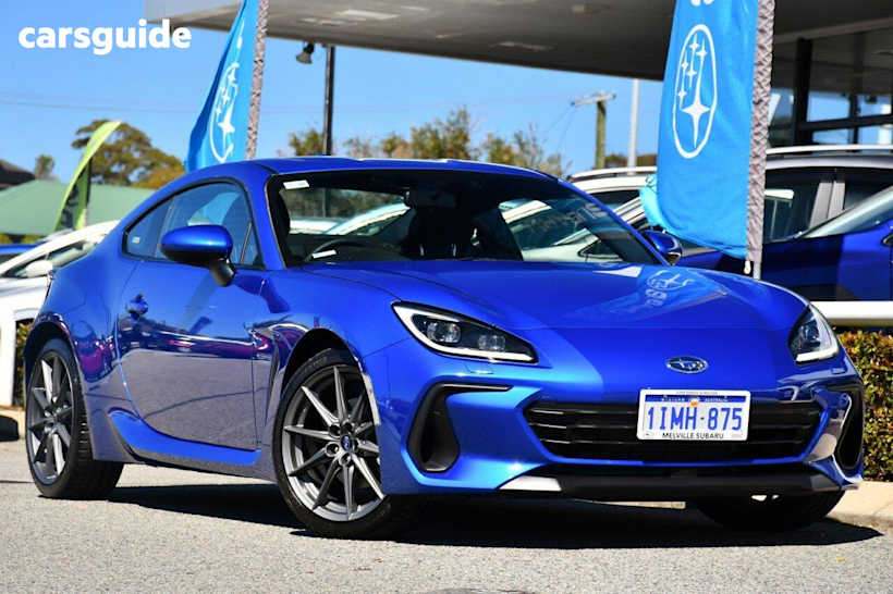 Blue 2024 Subaru BRZ Coupe S R