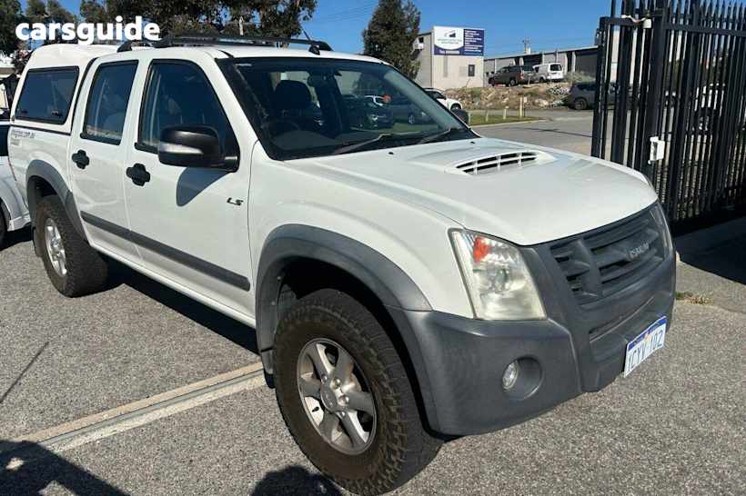 White 2008 Isuzu D-MAX Ute Tray LS-M 4X4