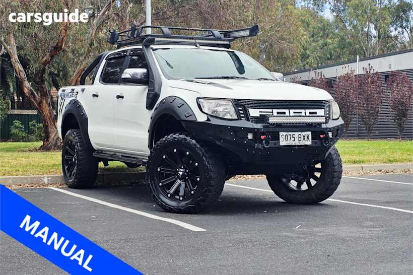 White 2012 Ford Ranger Ute Tray XLT 4X4