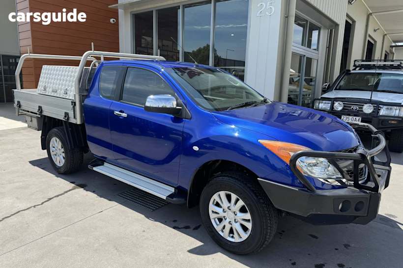 Blue 2012 Mazda BT-50 Ute Tray XTR 4X4