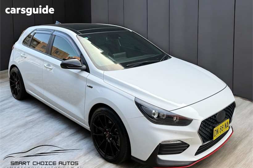 White 2022 Hyundai I30 Hatchback N Line Premium