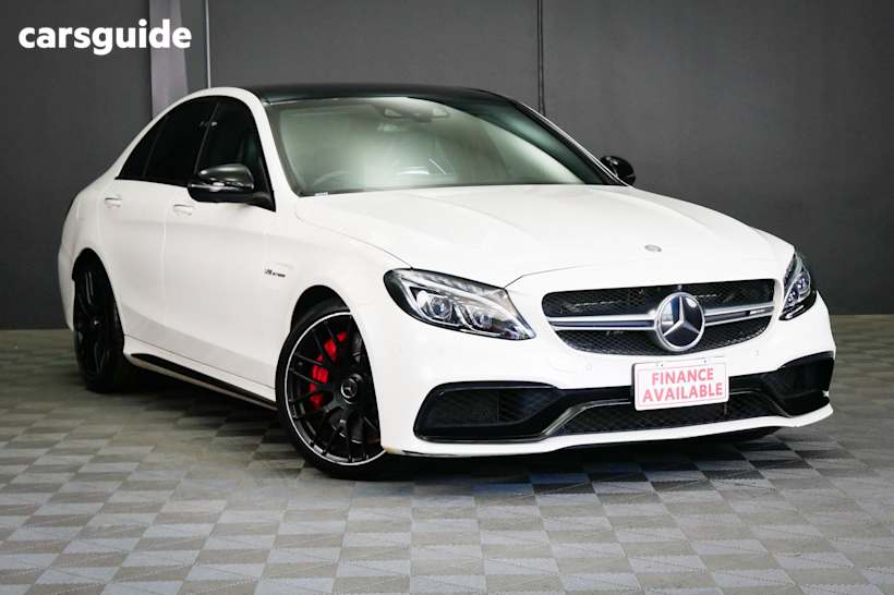 White 2017 Mercedes-Benz C63 Sedan S