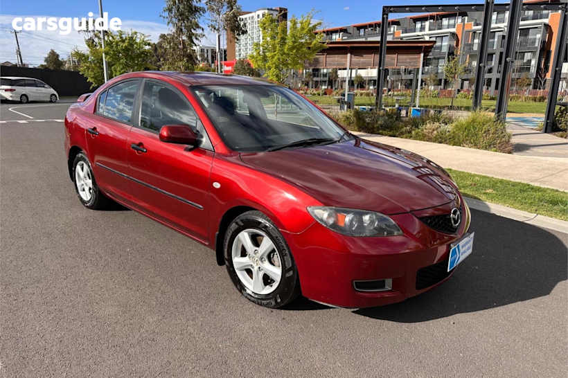 Red 2008 Mazda 3 Sedan Neo Sport