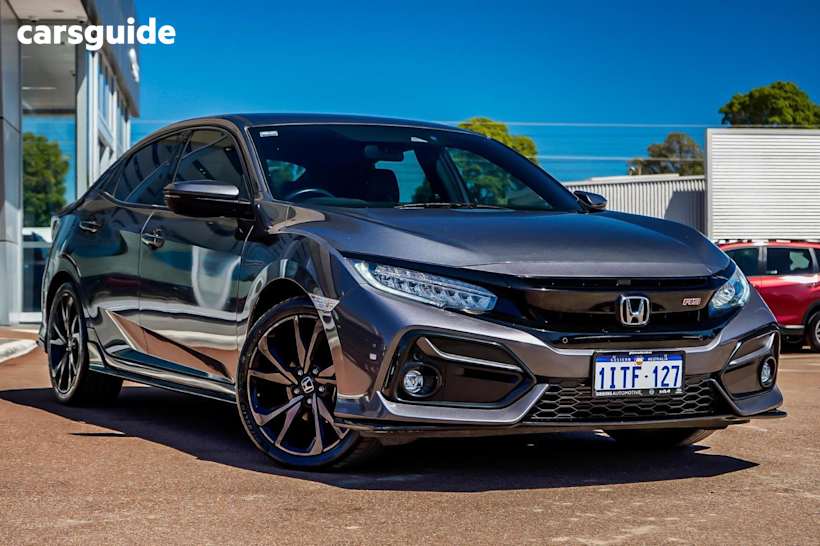 Grey 2021 Honda Civic Hatch RS F