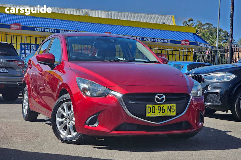Red 2019 Mazda Mazda2 Hatch MAXX F