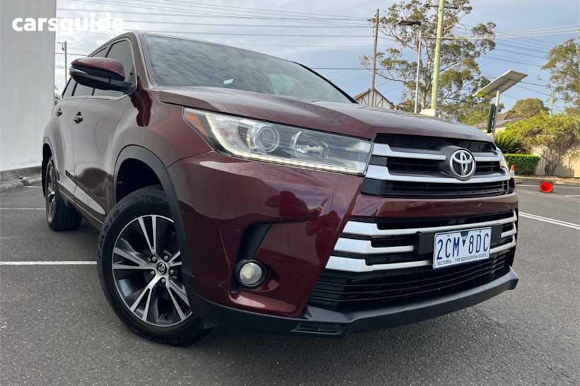 Red 2017 Toyota Kluger Wagon Gx (4X4)