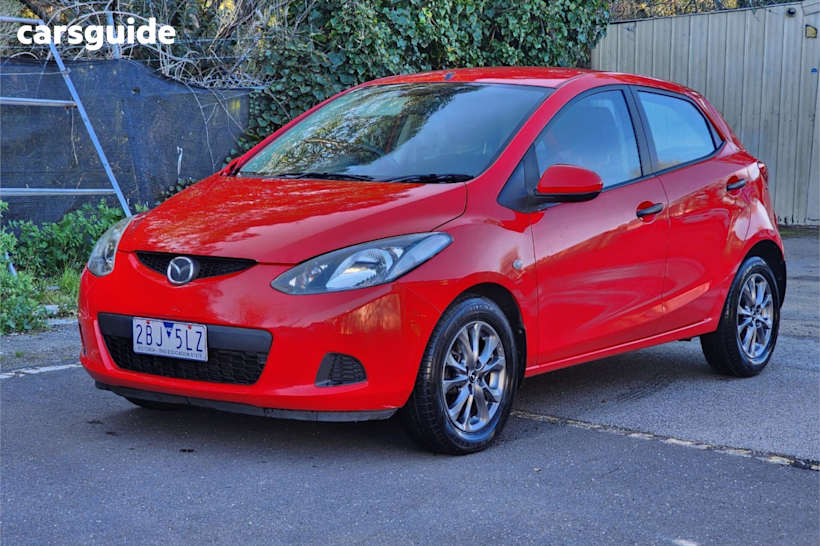 Red 2009 Mazda Mazda2 Hatch NEO F