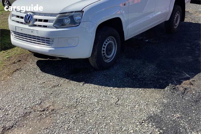 White 2011 Volkswagen Amarok Dual Cab Utility Tdi400 (4X2)