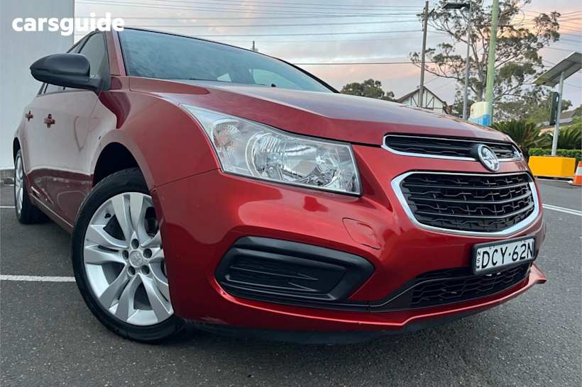 Red 2015 Holden Cruze Hatchback Equipe