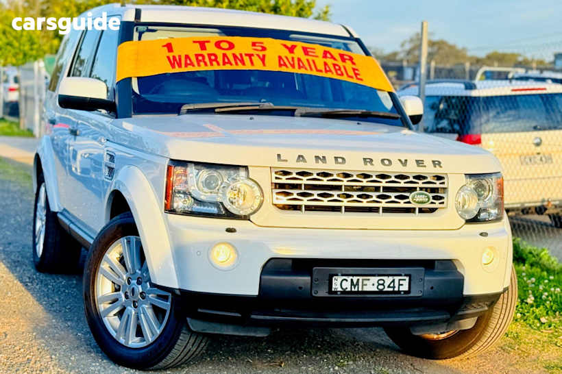 White 2013 Land Rover Discovery 4 Wagon 3.0 Tdv6