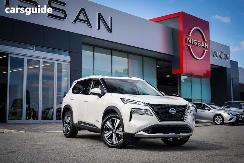White 2025 Nissan X-Trail Wagon Ti (4Wd) E-Power (Hybrid)