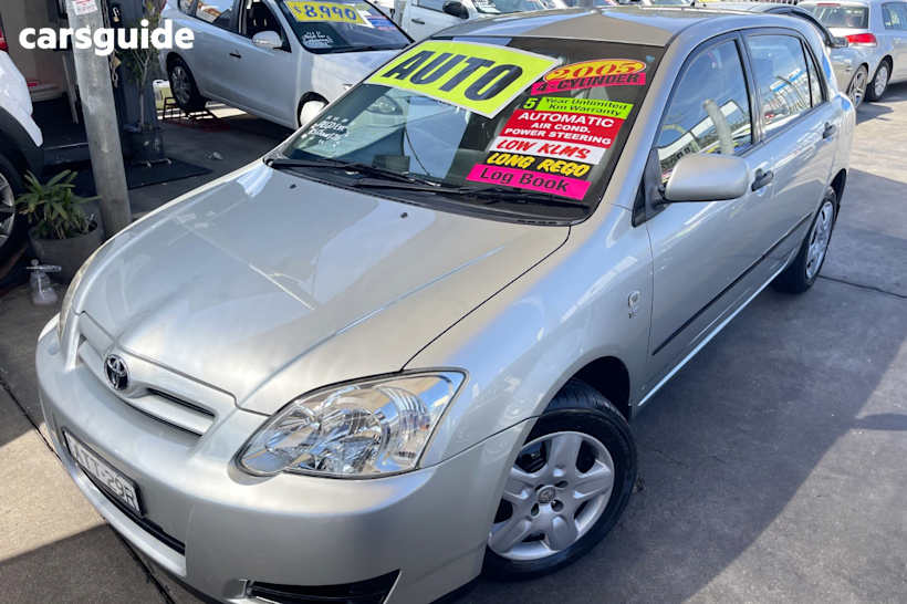 Silver 2005 Toyota Corolla Hatchback Ascent Seca