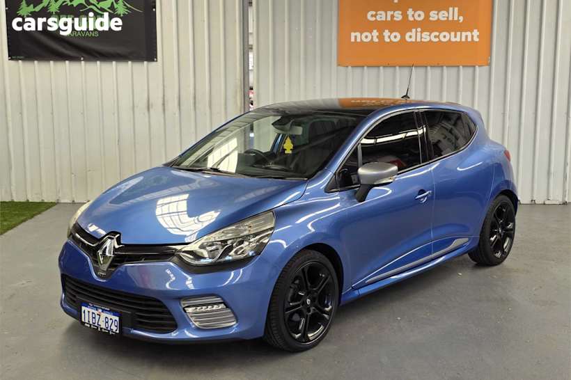 Blue 2014 Renault Clio Hatchback Gt Premium