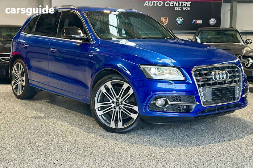 Blue 2016 Audi SQ5 SUV TDI 4WD