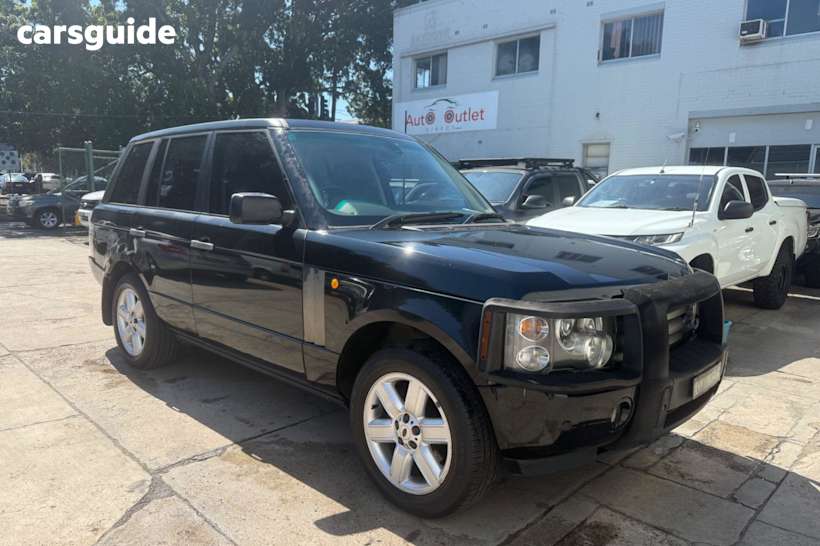 Black 2002 Land Rover Range Rover SUV HSE 4X4