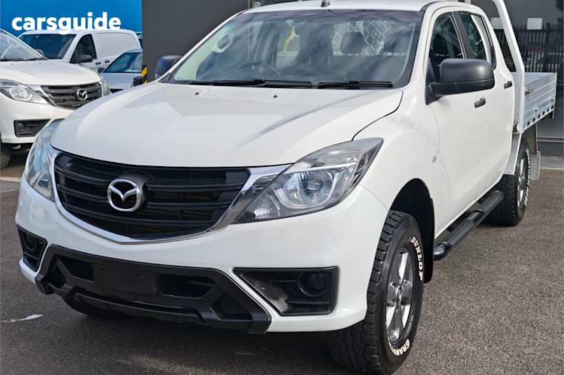 White 2018 Mazda BT-50 Ute Tray XT 4X4