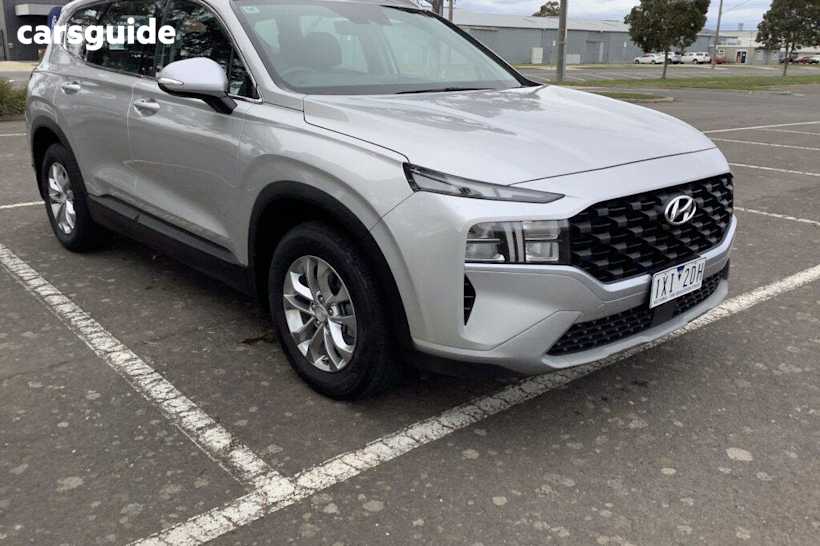 Silver 2022 Hyundai Santa FE SUV F