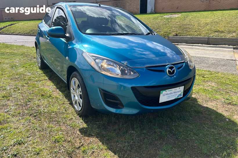 Blue 2012 Mazda 2 Hatchback Neo