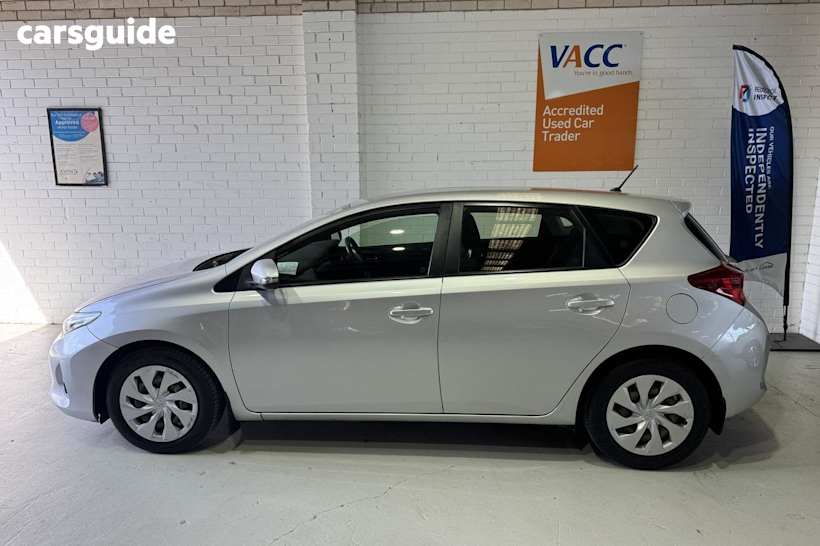 Silver 2014 Toyota Corolla Hatchback Ascent