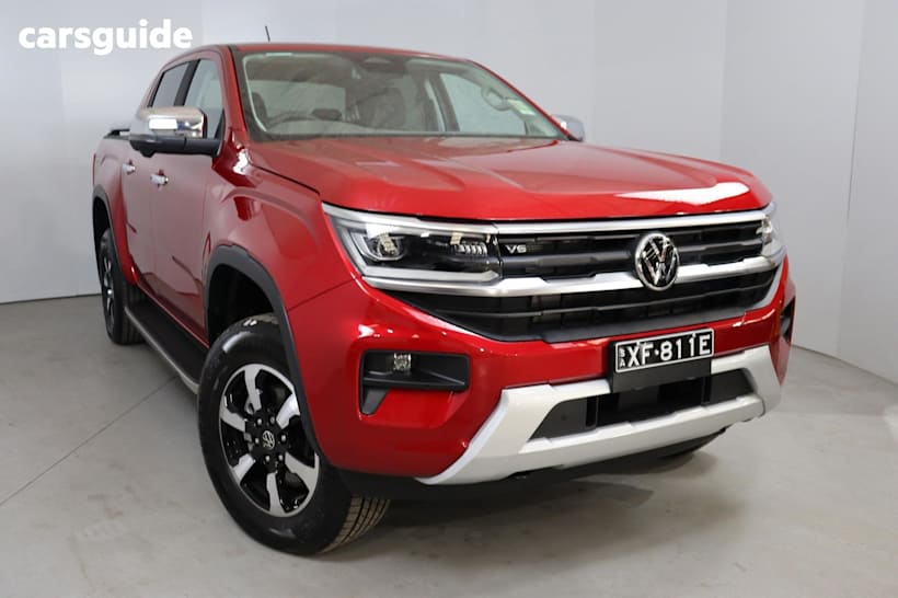 Red 2024 Volkswagen Amarok Dual Cab Utility Style Tdi600 4Motion
